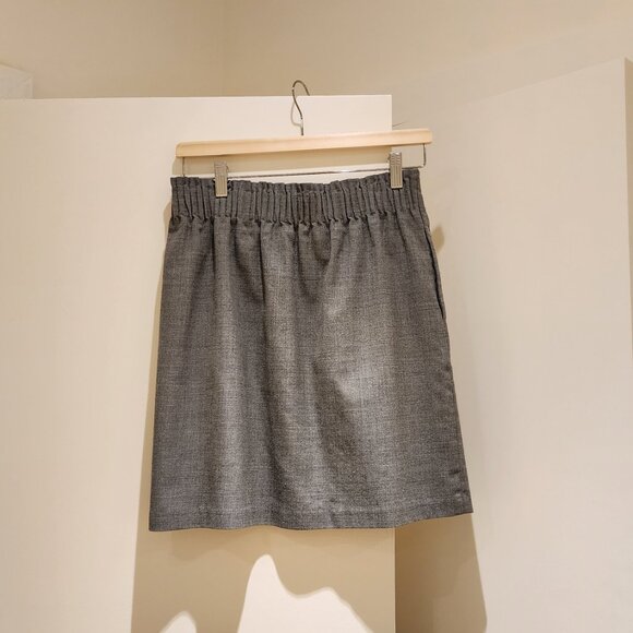 J.Crew Grey Short Skirt - Picture 2 of 4